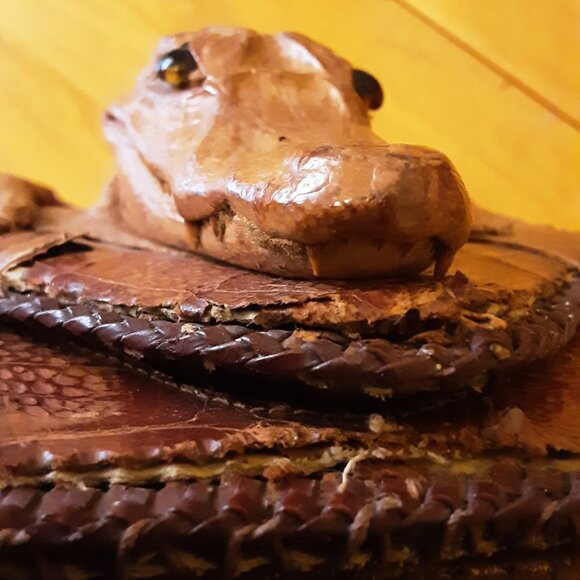 50's Vintage Alligator Leather Purse - Picture 4 of 15